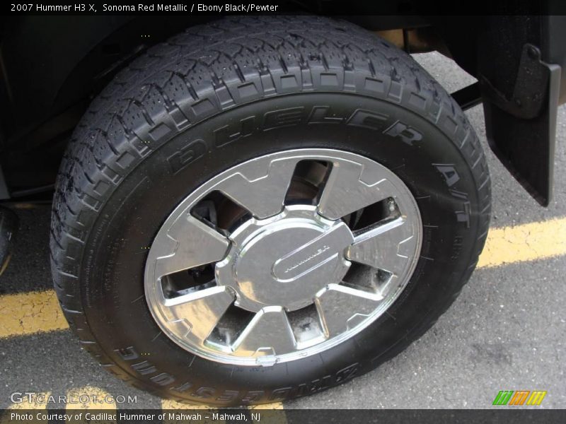 Sonoma Red Metallic / Ebony Black/Pewter 2007 Hummer H3 X