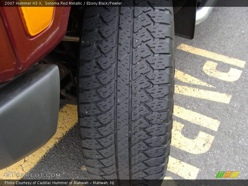 Sonoma Red Metallic / Ebony Black/Pewter 2007 Hummer H3 X