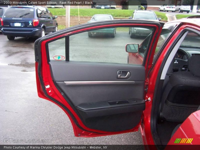 Rave Red Pearl / Black 2009 Mitsubishi Galant Sport Edition