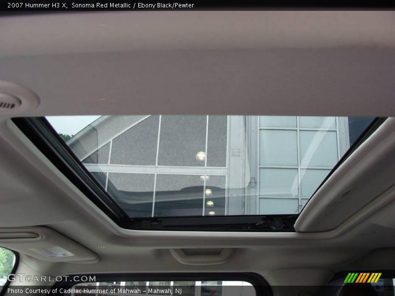 Sonoma Red Metallic / Ebony Black/Pewter 2007 Hummer H3 X