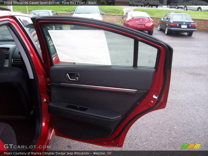 Rave Red Pearl / Black 2009 Mitsubishi Galant Sport Edition