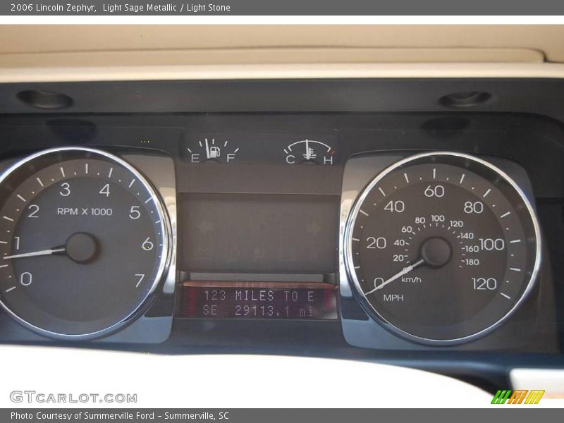 Light Sage Metallic / Light Stone 2006 Lincoln Zephyr