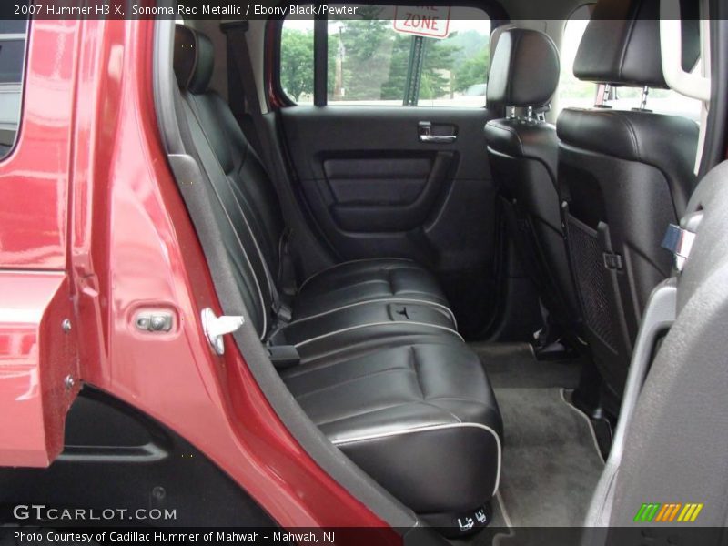 Sonoma Red Metallic / Ebony Black/Pewter 2007 Hummer H3 X