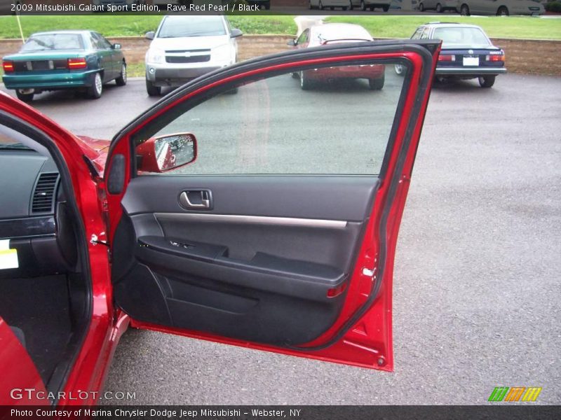 Rave Red Pearl / Black 2009 Mitsubishi Galant Sport Edition