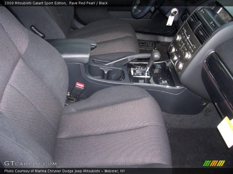 Rave Red Pearl / Black 2009 Mitsubishi Galant Sport Edition