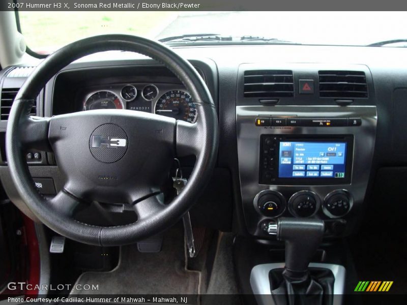 Sonoma Red Metallic / Ebony Black/Pewter 2007 Hummer H3 X