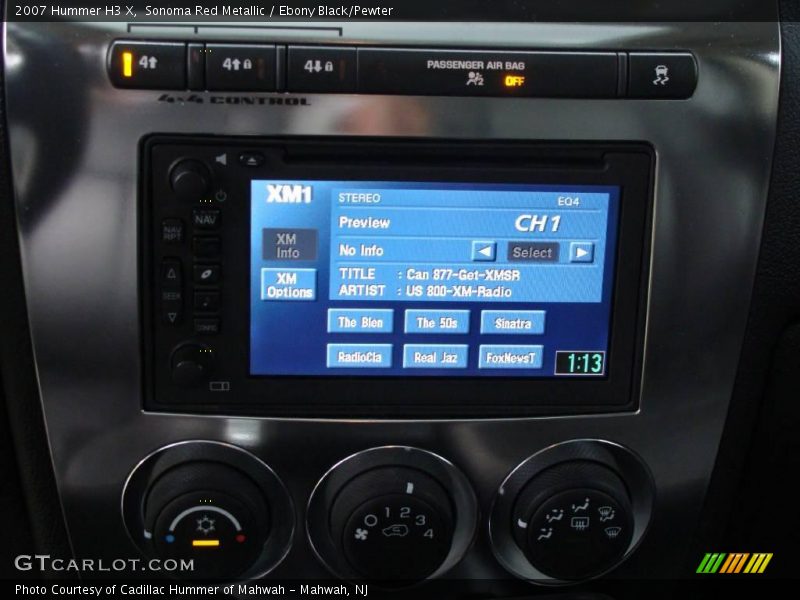 Sonoma Red Metallic / Ebony Black/Pewter 2007 Hummer H3 X