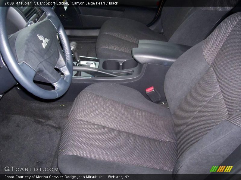 Canyon Beige Pearl / Black 2009 Mitsubishi Galant Sport Edition