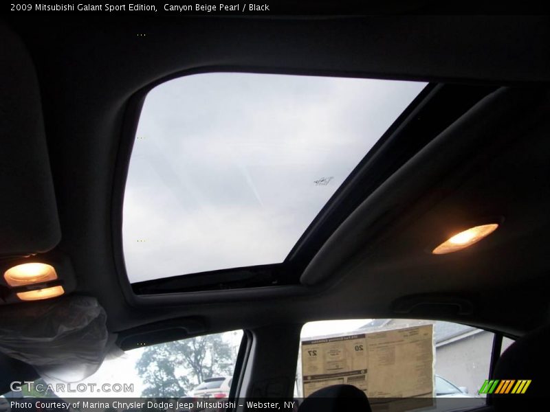 Canyon Beige Pearl / Black 2009 Mitsubishi Galant Sport Edition
