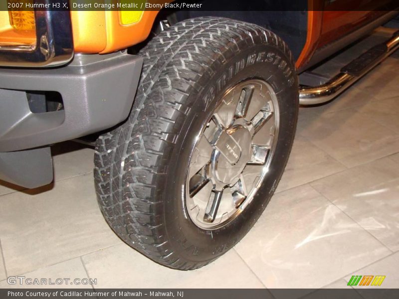Desert Orange Metallic / Ebony Black/Pewter 2007 Hummer H3 X
