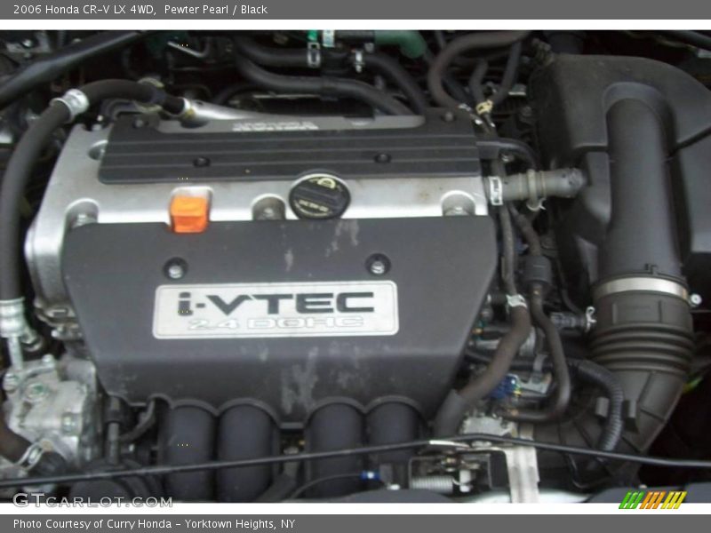 Pewter Pearl / Black 2006 Honda CR-V LX 4WD