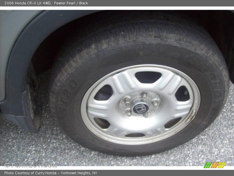Pewter Pearl / Black 2006 Honda CR-V LX 4WD