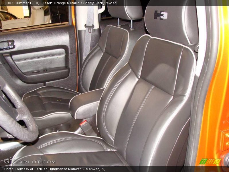 Desert Orange Metallic / Ebony Black/Pewter 2007 Hummer H3 X