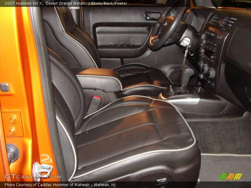 Desert Orange Metallic / Ebony Black/Pewter 2007 Hummer H3 X