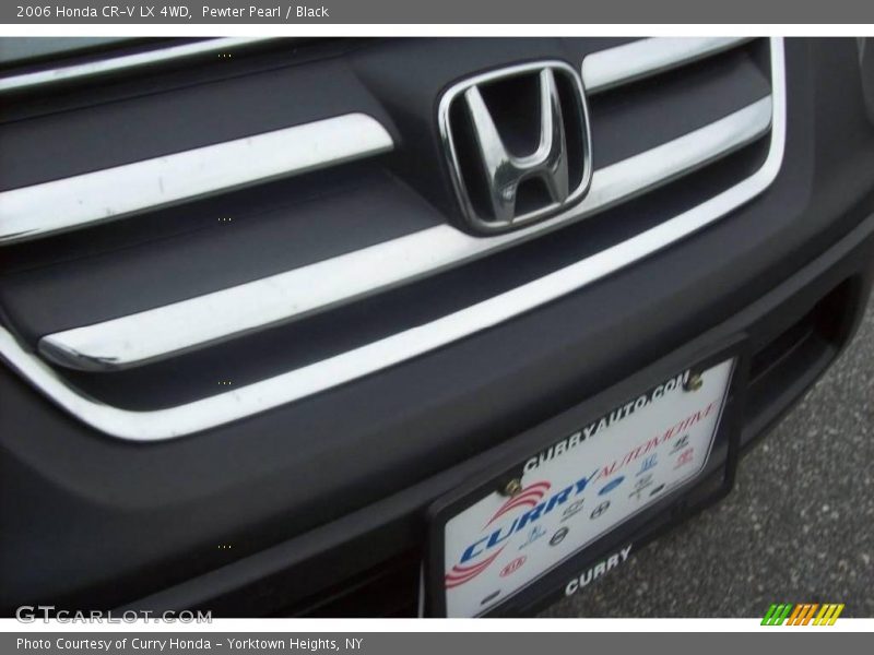 Pewter Pearl / Black 2006 Honda CR-V LX 4WD