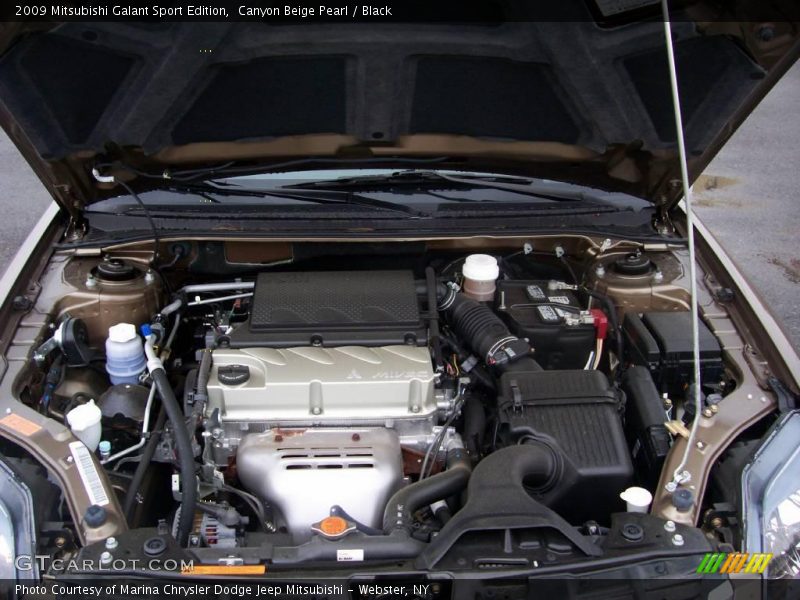 Canyon Beige Pearl / Black 2009 Mitsubishi Galant Sport Edition