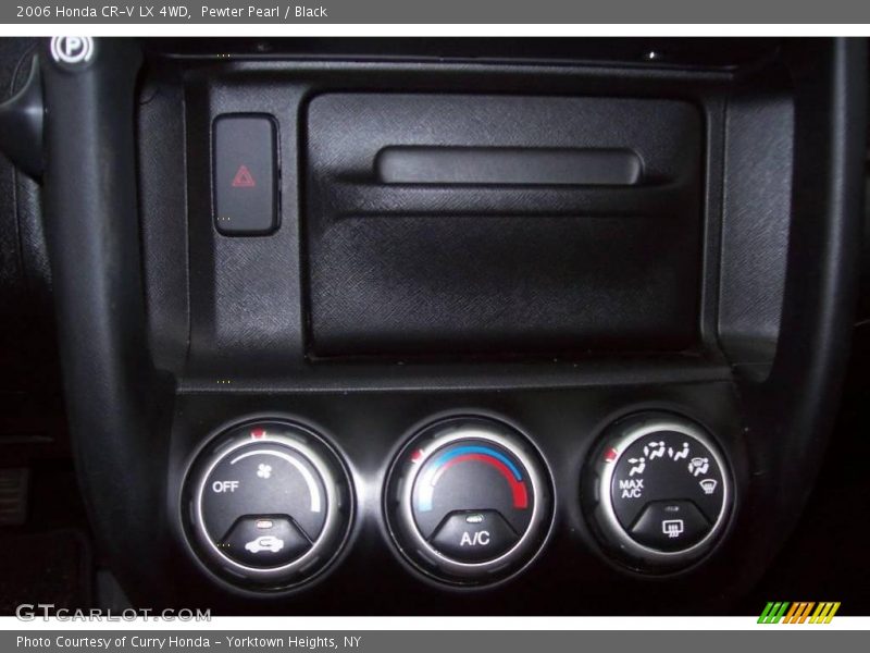 Pewter Pearl / Black 2006 Honda CR-V LX 4WD