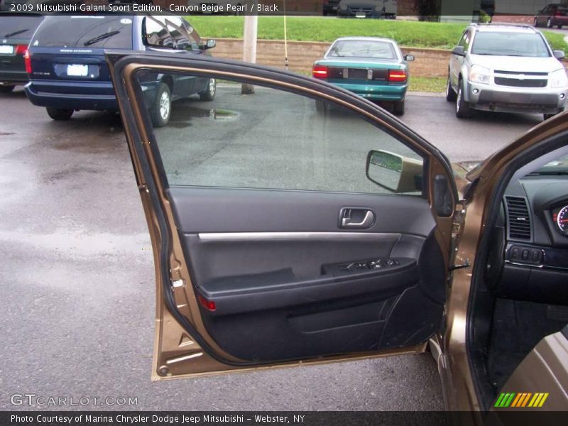 Canyon Beige Pearl / Black 2009 Mitsubishi Galant Sport Edition