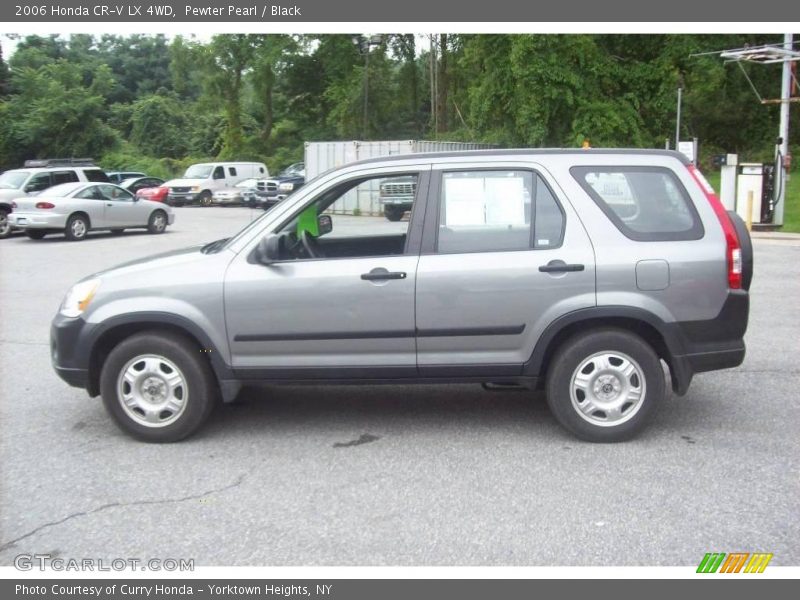 Pewter Pearl / Black 2006 Honda CR-V LX 4WD