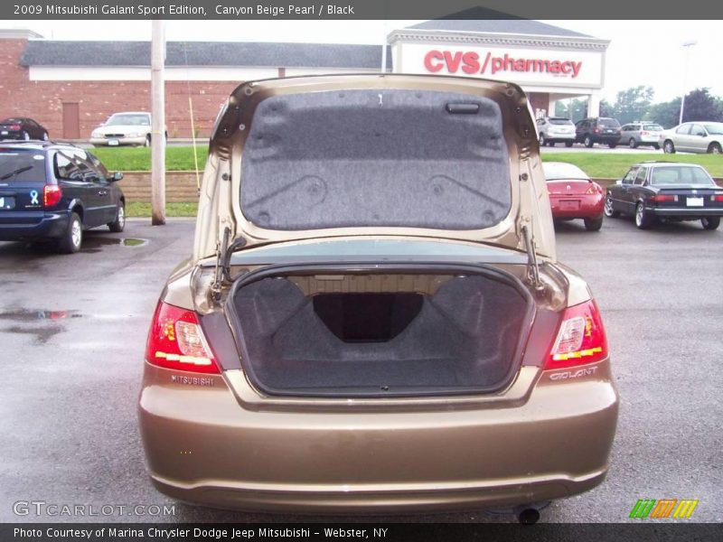 Canyon Beige Pearl / Black 2009 Mitsubishi Galant Sport Edition