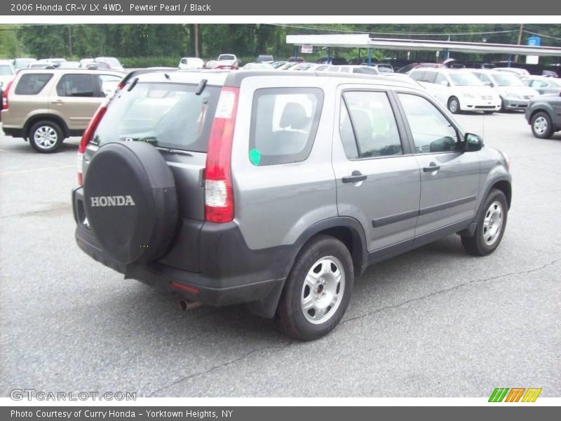 Pewter Pearl / Black 2006 Honda CR-V LX 4WD