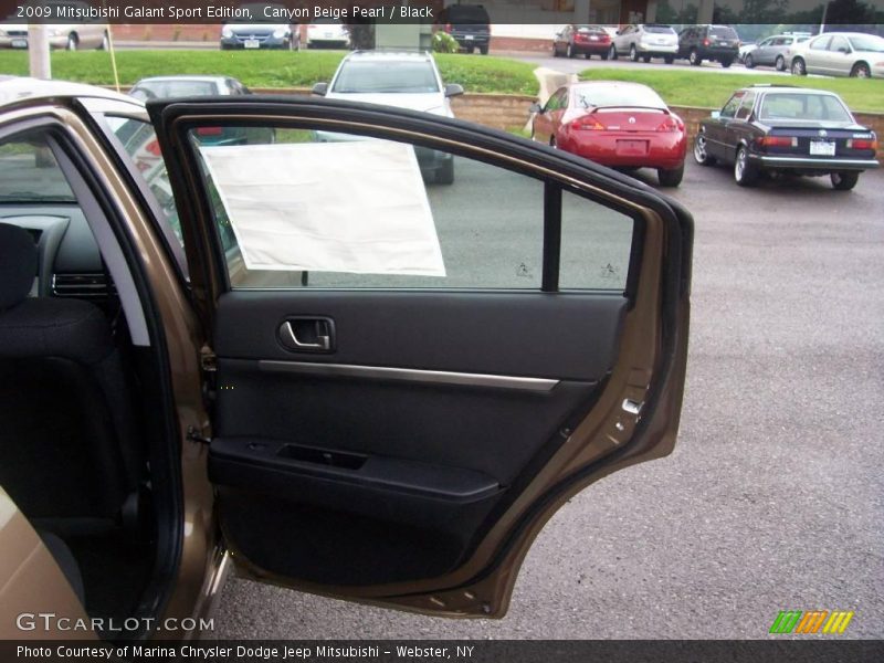 Canyon Beige Pearl / Black 2009 Mitsubishi Galant Sport Edition