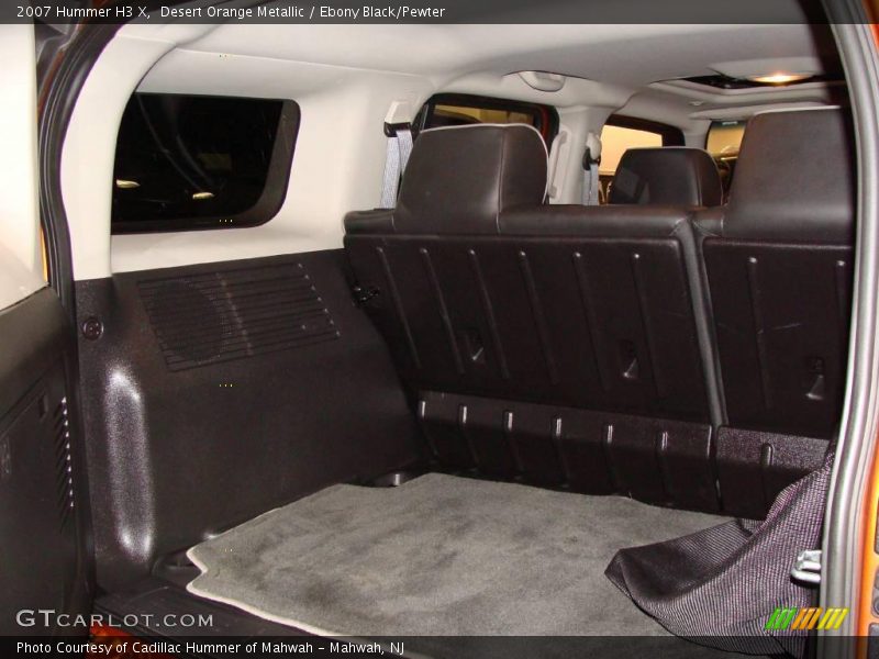 Desert Orange Metallic / Ebony Black/Pewter 2007 Hummer H3 X