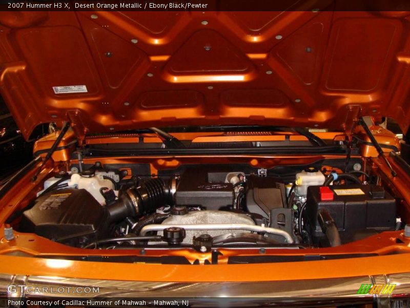 Desert Orange Metallic / Ebony Black/Pewter 2007 Hummer H3 X