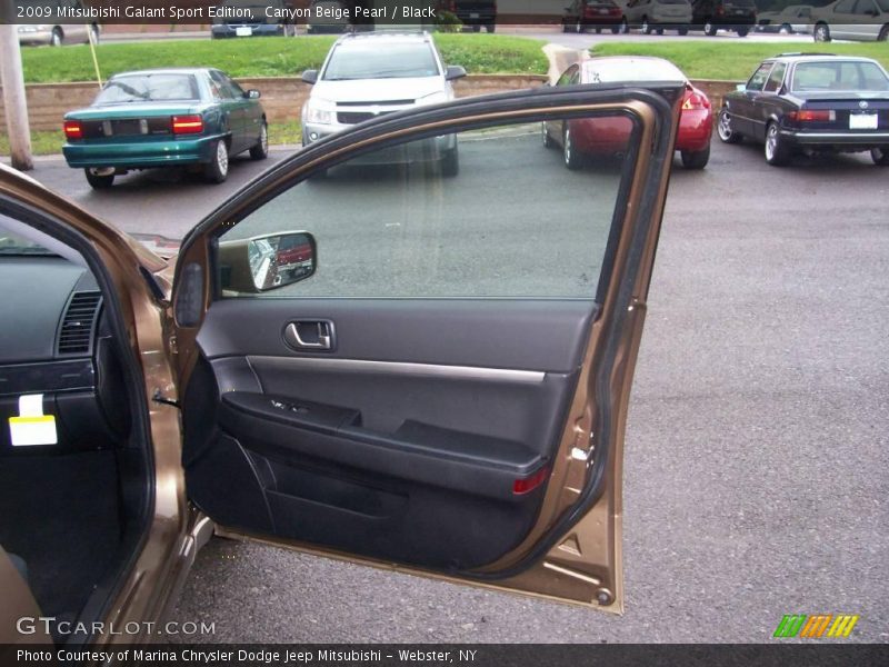 Canyon Beige Pearl / Black 2009 Mitsubishi Galant Sport Edition