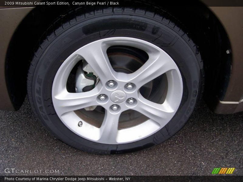 Canyon Beige Pearl / Black 2009 Mitsubishi Galant Sport Edition