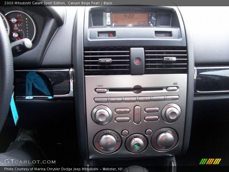 Canyon Beige Pearl / Black 2009 Mitsubishi Galant Sport Edition