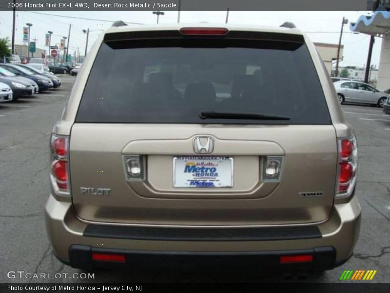 Desert Rock Metallic / Saddle 2006 Honda Pilot EX-L 4WD