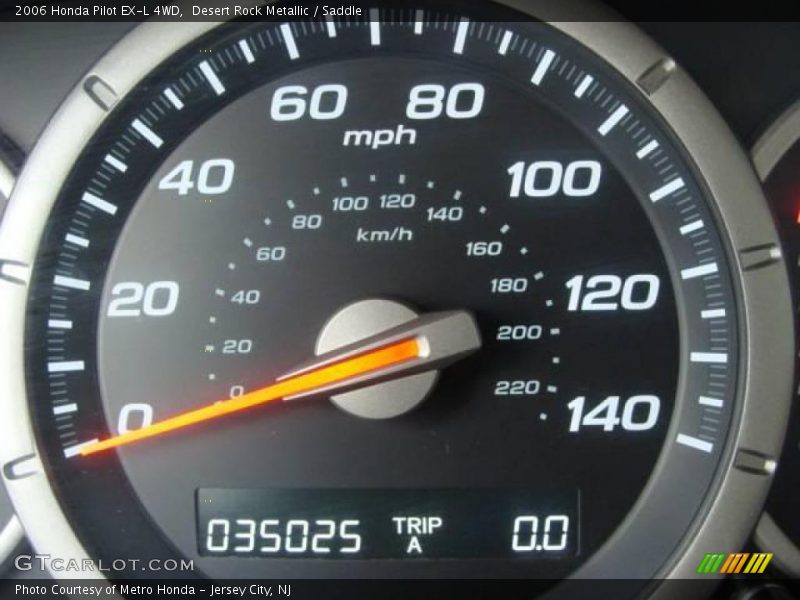 Desert Rock Metallic / Saddle 2006 Honda Pilot EX-L 4WD