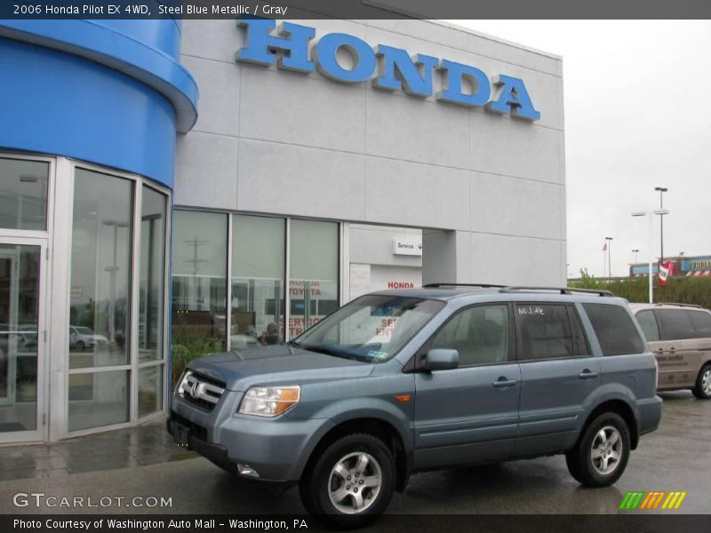Steel Blue Metallic / Gray 2006 Honda Pilot EX 4WD