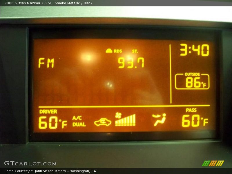 Smoke Metallic / Black 2006 Nissan Maxima 3.5 SL