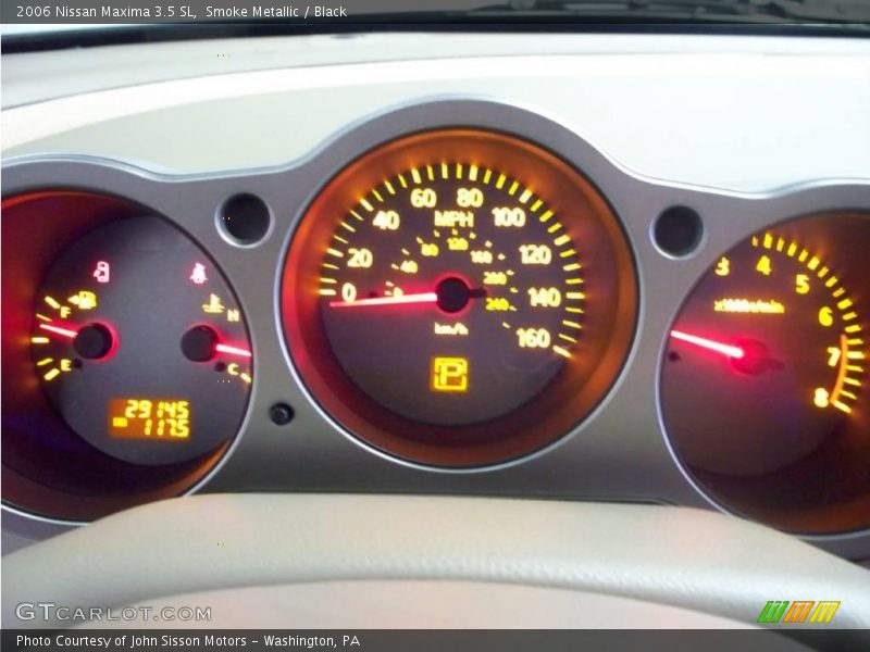 Smoke Metallic / Black 2006 Nissan Maxima 3.5 SL