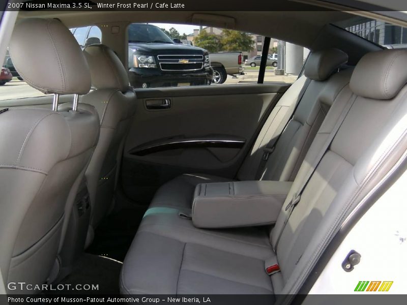 Winter Frost Pearl / Cafe Latte 2007 Nissan Maxima 3.5 SL