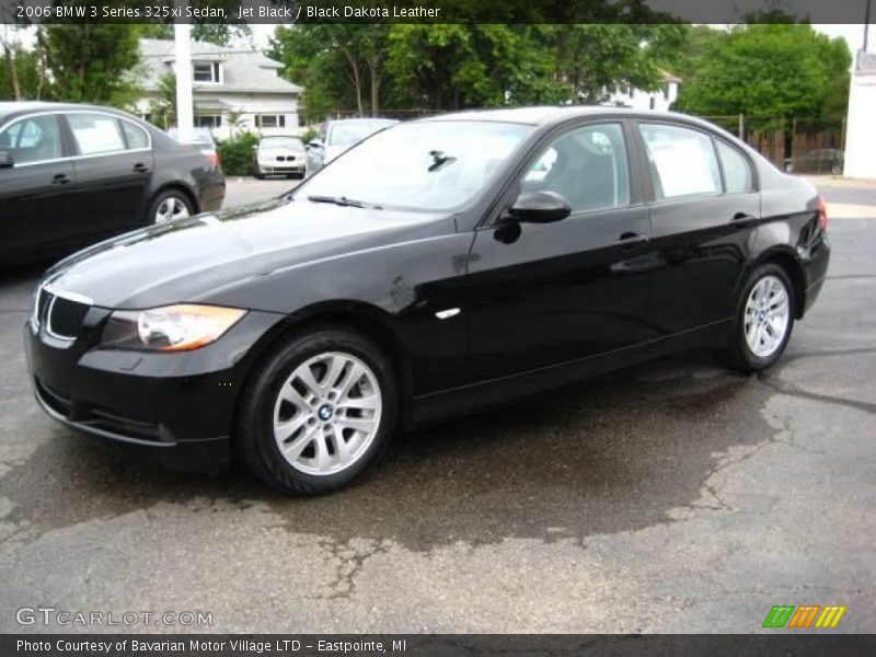Jet Black / Black Dakota Leather 2006 BMW 3 Series 325xi Sedan