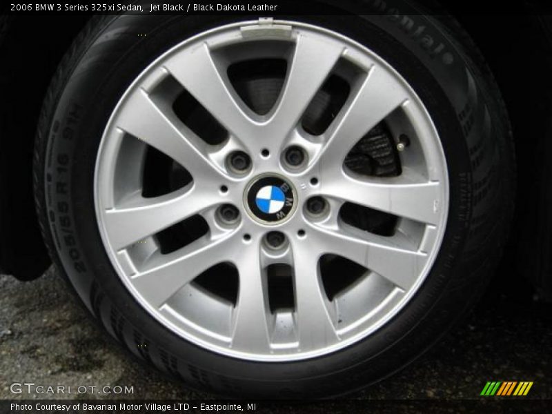Jet Black / Black Dakota Leather 2006 BMW 3 Series 325xi Sedan
