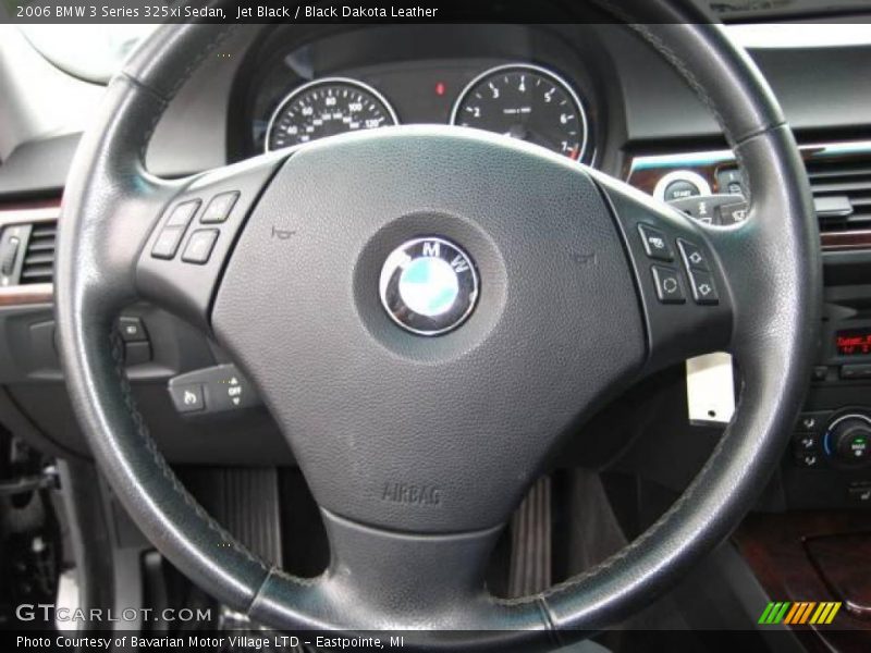 Jet Black / Black Dakota Leather 2006 BMW 3 Series 325xi Sedan