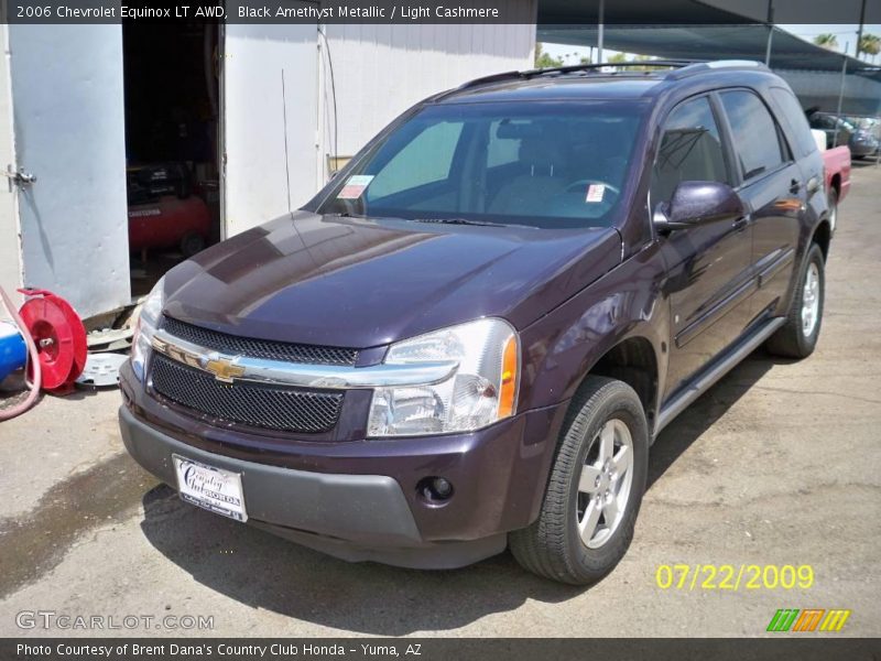 Black Amethyst Metallic / Light Cashmere 2006 Chevrolet Equinox LT AWD