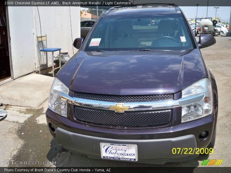 Black Amethyst Metallic / Light Cashmere 2006 Chevrolet Equinox LT AWD