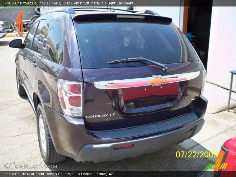 Black Amethyst Metallic / Light Cashmere 2006 Chevrolet Equinox LT AWD