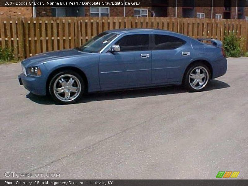 Marine Blue Pearl / Dark Slate Gray/Light Slate Gray 2007 Dodge Charger