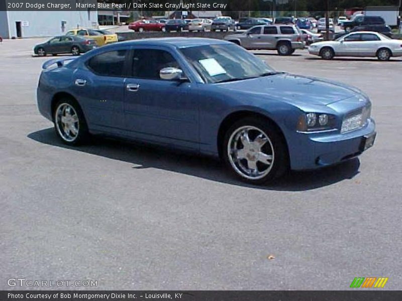 Marine Blue Pearl / Dark Slate Gray/Light Slate Gray 2007 Dodge Charger