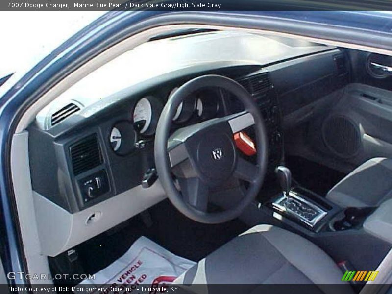 Marine Blue Pearl / Dark Slate Gray/Light Slate Gray 2007 Dodge Charger