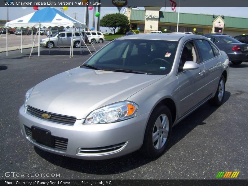 Silverstone Metallic / Gray 2008 Chevrolet Impala LS