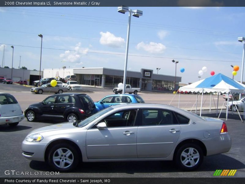 Silverstone Metallic / Gray 2008 Chevrolet Impala LS