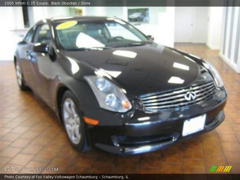 Black Obsidian / Stone 2005 Infiniti G 35 Coupe