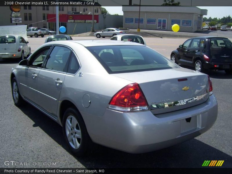 Silverstone Metallic / Gray 2008 Chevrolet Impala LS
